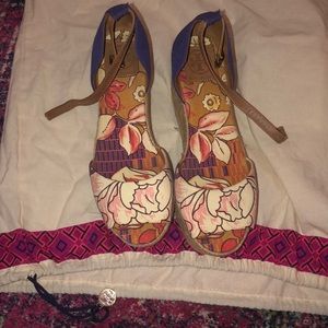 Tory Burch platform wedge